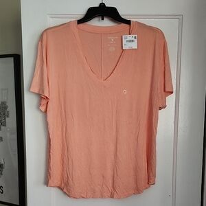 American Eagle Outfitters NWT Soft & Sexy V-Neck Tee- 2 Avail- Orange & Yellow